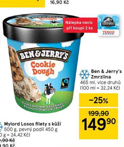Ben & Jerry's  zmrzlina, 465 ml