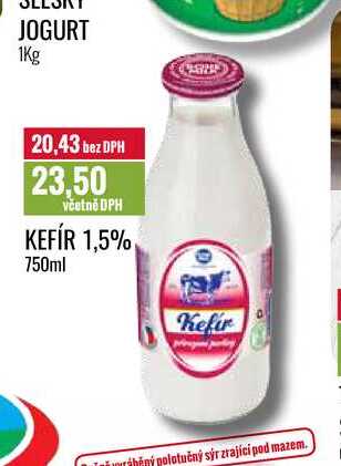 Bohe Milk Kefír 1,5% 750ml