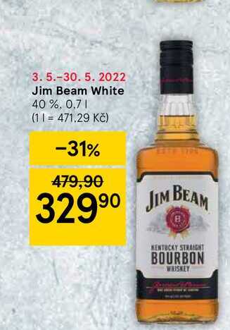 Jim Beam White 40 %, 0.7 l
