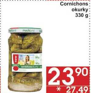 Cornichons okurky, 330 g 