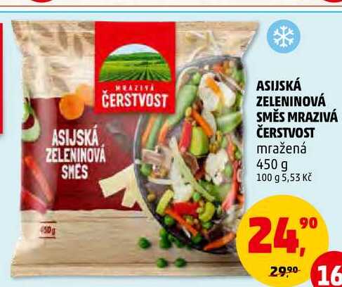 ASIJSKÁ ZELENINOVÁ SMĚS MRAZIVÁ ČERSTVOST, 450 g 
