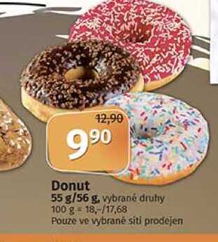 Donut 55g/56 g vybrané druhy