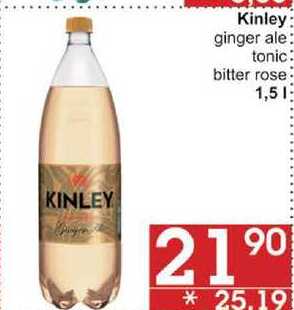 Kinley ginger ale, 1,5 l
