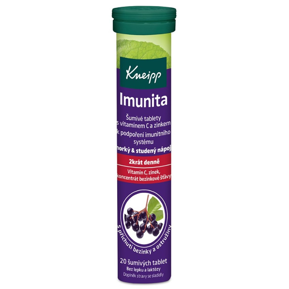 KNEIPP Imunita+vit.C+Zn bezinka/ostruž.šum.tbl.20