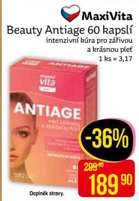MaxiVita Beauty Antiage 60 kapslí 