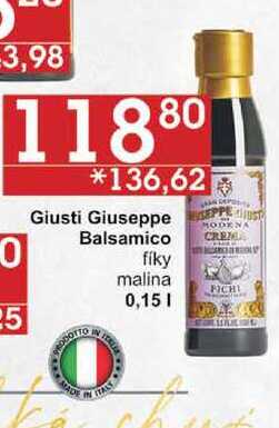 Giusti Giuseppe Balsamico fíky, 0,15 l