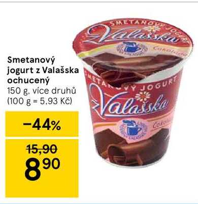 Smetanový jogurt z Valašska ochucený 150 g