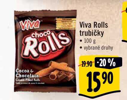  Viva Rolls trubičky • 100 g  