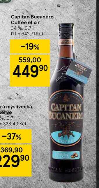 Capitan Bucanero Coffee elixir 34 %.0.7 l
