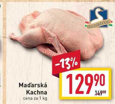 Madarská Kachna cena za 1 kg 