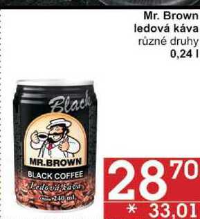 Mr. Brown ledová káva, 0,24 l