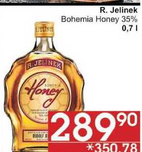R. Jelinek Bohemia Honey 35%, 0,7 l