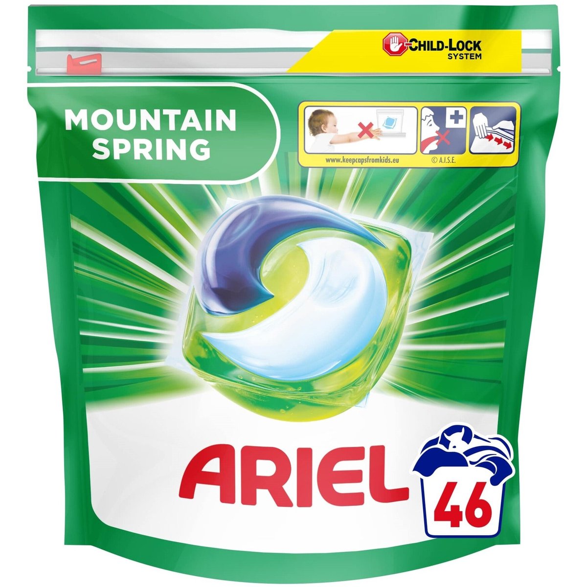 Ariel Mountain Spring kapsle na praní