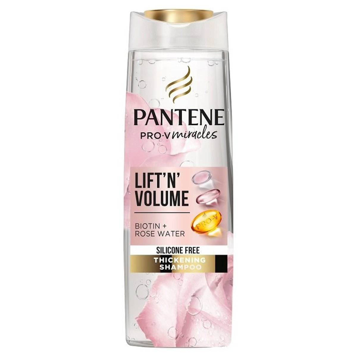 Pantene Lift'n'Volume Šampon na vlasy s biotinem a růžovou vodou