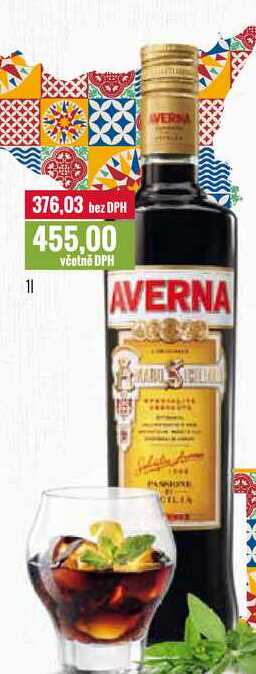 Averna Amaro Siciliano Bylinný likér 1l