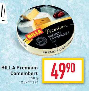 BILLA Premium Camembert 250 g 