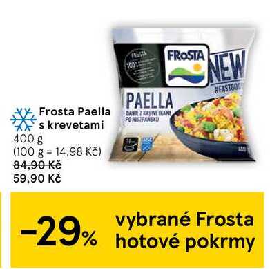 Frosta Paella s krevetami 400 g 
