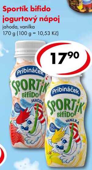 Sportík bifido jogurtový nápoj, 170 g