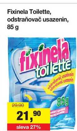 Fixinela Toilette, odstraňovač usazenin, 85 g  
