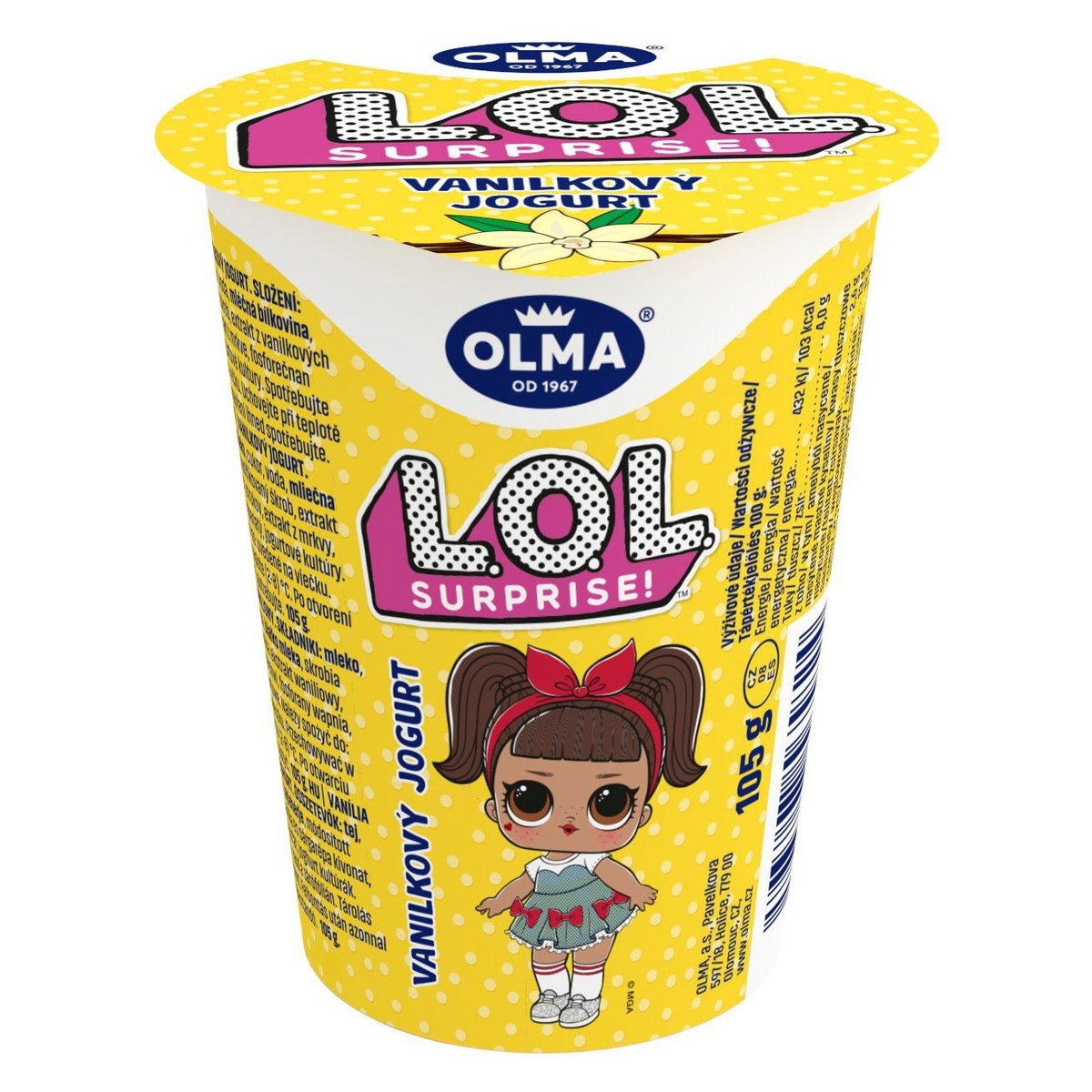 Olma Vanilkový jogurt L.O.L. Surprise