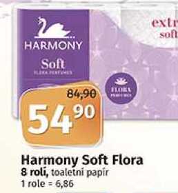 Harmony Soft Flora 8 roli, toaletni papir 