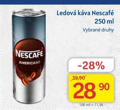 Nescafé Ledová káva plech 250 ml
