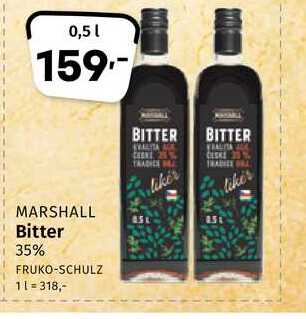 Marshall bitter 35% 0,5l
