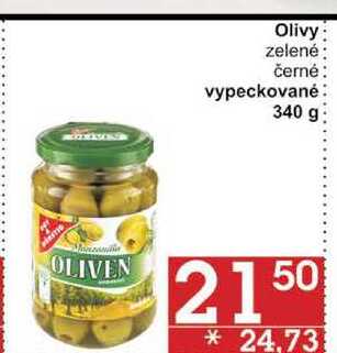 Olivy vypeckované, 340 g