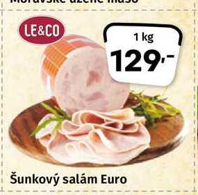 Šunkový salám Euro 1 kg 