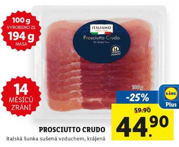 PROSCIUTTO CRUDO, 100 g