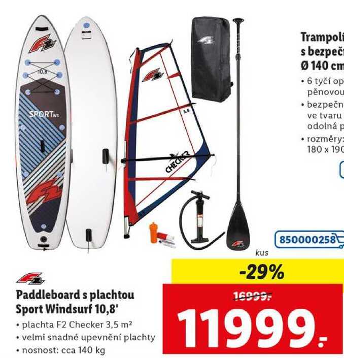 Paddleboard s plachtou Sport Windsurf 10,8'