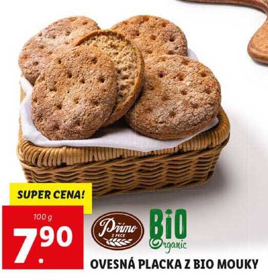 OVESNÁ PLACKA Z BIO MOUKY, 100 g