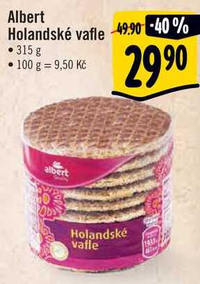 Albert Holandské vafle, 315 g