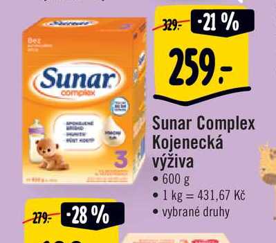 Sunar Complex 600 g
