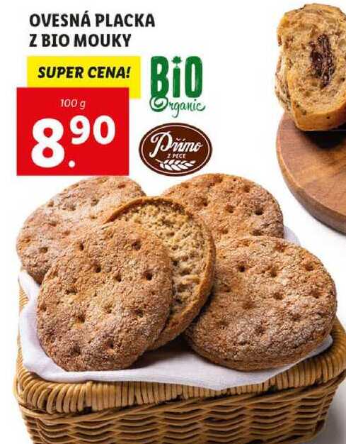 OVESNÁ PLACKA Z BIO MOUKY, 100 g