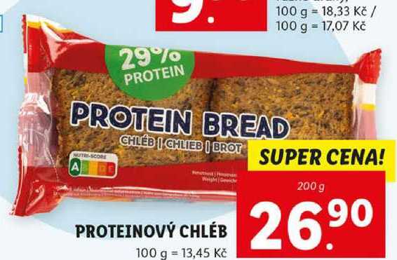 PROTEINOVÝ CHLÉB, 200 g