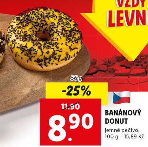 BANÁNOVÝ DONUT, 56 g