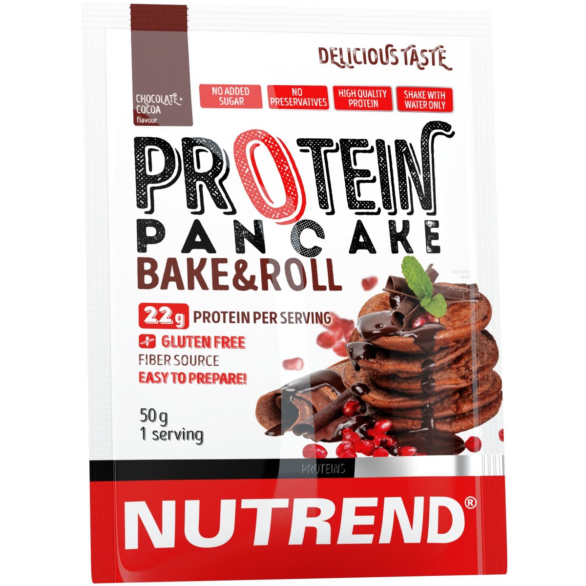 Nutrend Protein pancake čokoláda+kakao