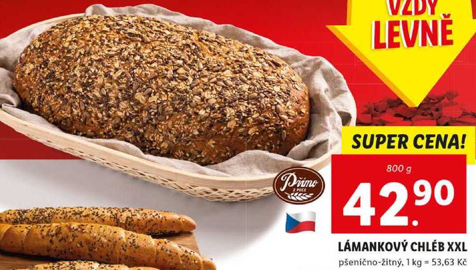 LÁMANKOVÝ CHLÉB XXL, 800 g