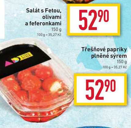 Třešňové papriky plněné sýrem 150 g