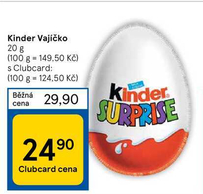 Kinder Vajíčko 20 g