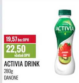 ACTIVIA DRINK, 280 g v akci
