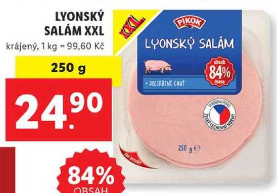 LYONSKÝ SALÁM XXL, 250 g