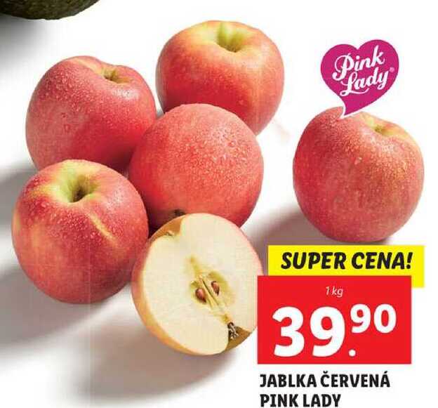 JABLKA ČERVENÁ PINK LADY, 1 kg