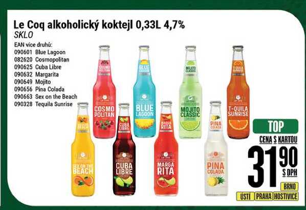 Le Coq alkoholický koktejl 0,33L 4,7%