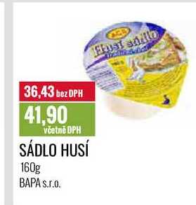 SÁDLO HUSÍ, 160g