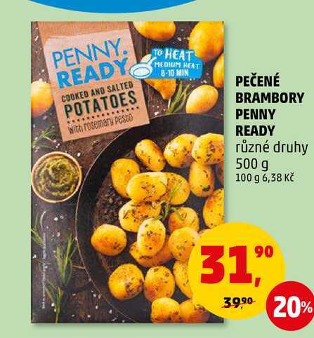 PEČENÉ BRAMBORY PENNY READY, 500 g