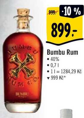 Bumbu Rum, 0,7 l