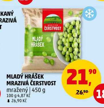 MLADÝ HRÁŠEK MRAZIVÁ ČERSTVOST, 450 g