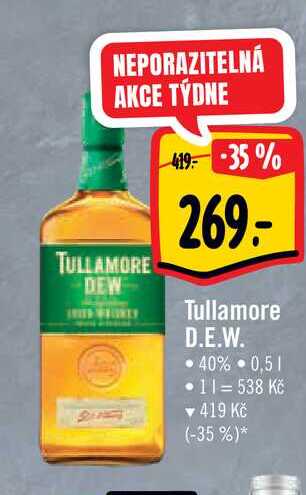 Tullamore D.E.W. 40% 0,5 l